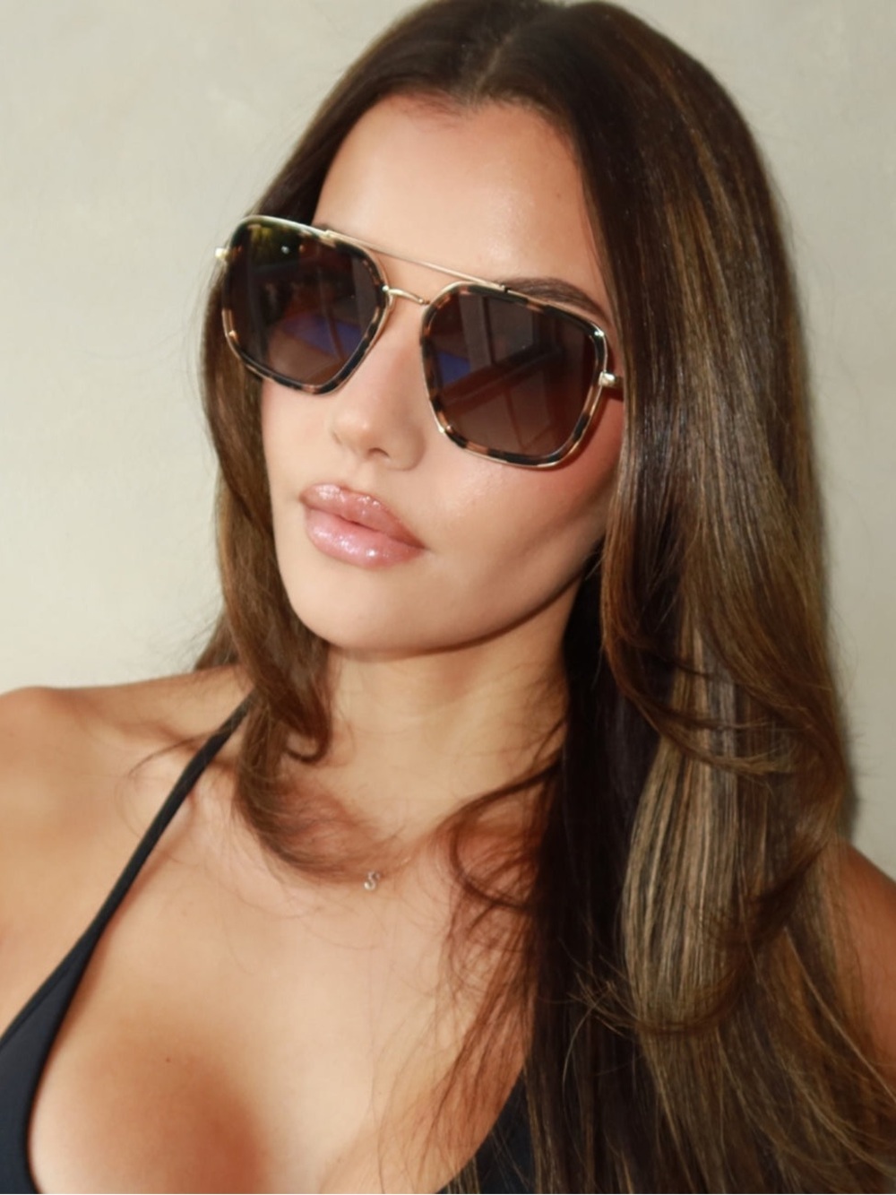 *NOT FOR SALE* DIFF Eyewear Jordan Tortoise Polarized Aviator Sunglasses